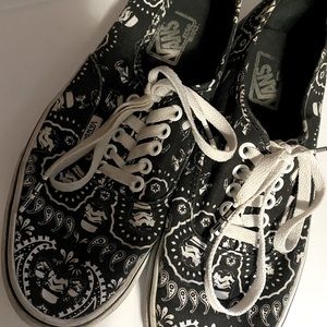 Storm Trooper Vans, Great Condition. Unisex Womens 9.5, Mens 8
